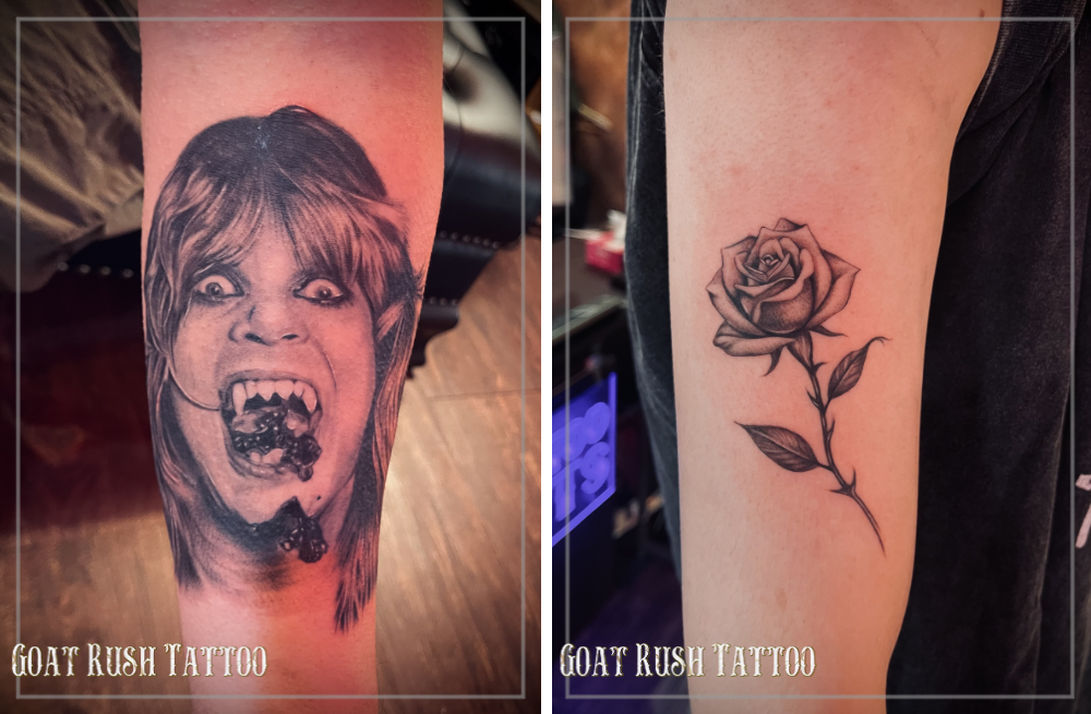 オジーオズボーンのタトゥー 薔薇のタトゥー オジーオズボーンのタトゥー 薔薇のタトゥー