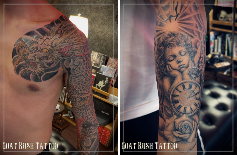 龍の刺青　天使のタトゥー